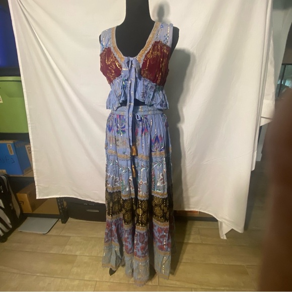 Ananta Dresses & Skirts - NWT Ananta‎ Skirt Set Size XL Boho Style MSRP $150